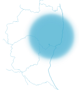 いわき市を中心とした地図